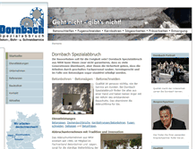 Tablet Screenshot of dornbach.com